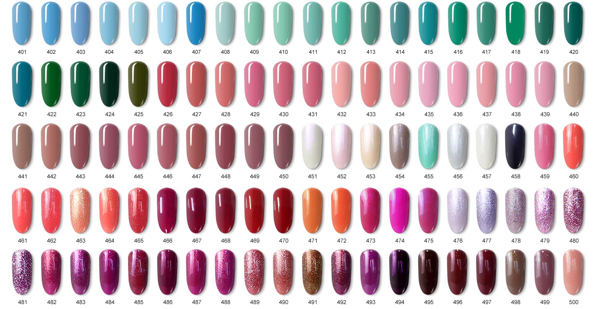 Gel Nail Polish Colorful Gel Nail Polish Multicolor Optional - Temu