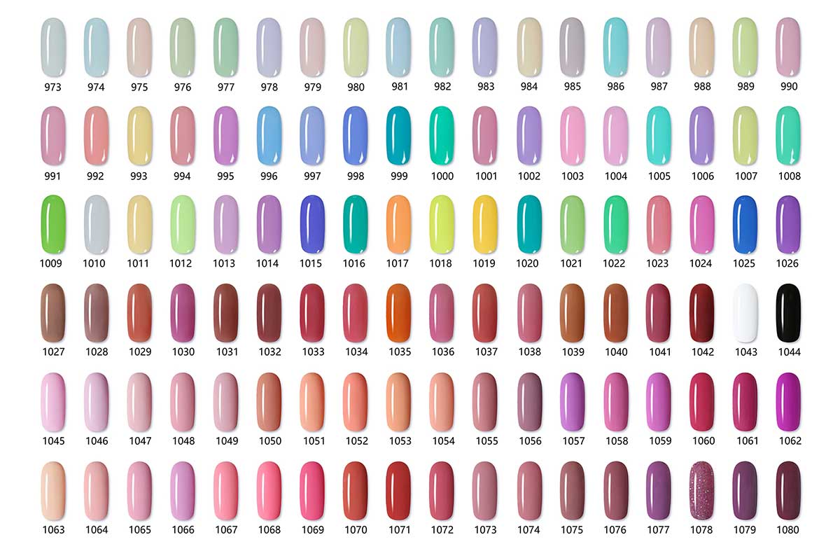 Super colorful nail art B2B supply color palette | Susansay