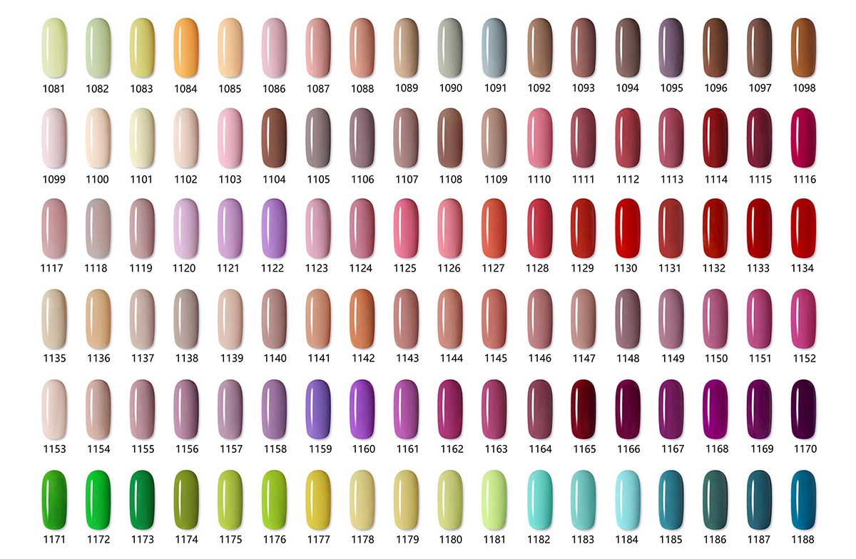Super colorful nail art B2B supply color palette | Susansay