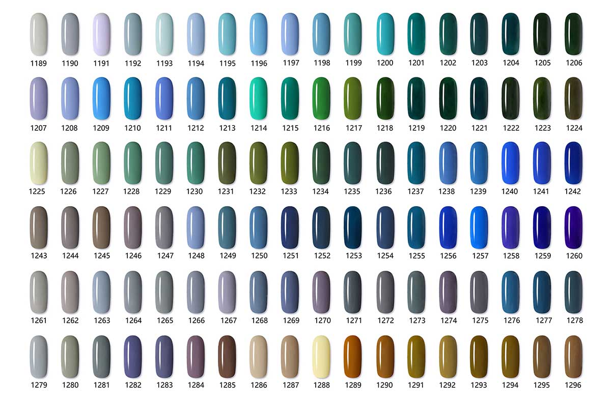 Super colorful nail art B2B supply color palette | Susansay