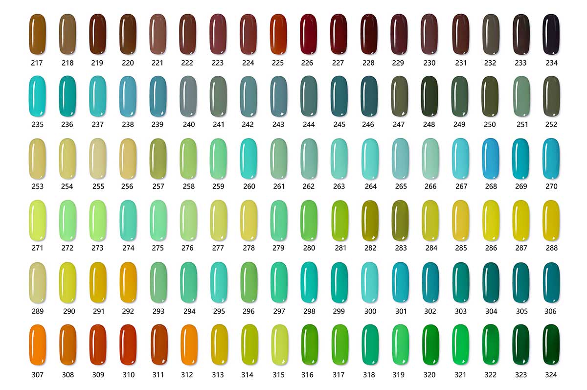 Super colorful nail art B2B supply color palette | Susansay