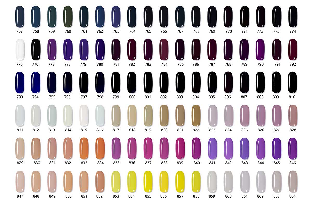 Super colorful nail art B2B supply color palette | Susansay