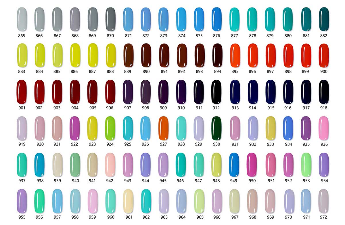 Super colorful nail art B2B supply color palette | Susansay