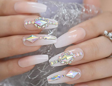 Susansay Rhinestone Gel Polish