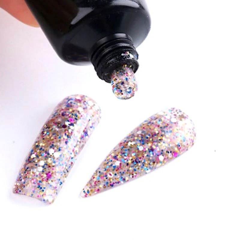 glitter poly gel | Susansay