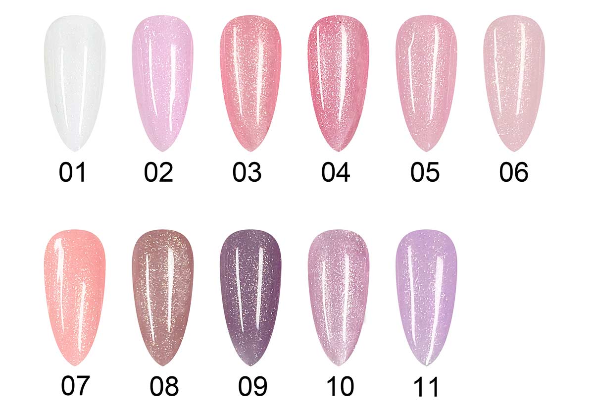 SHIMMER Rubber Base Coat OEM nail products | Susansay