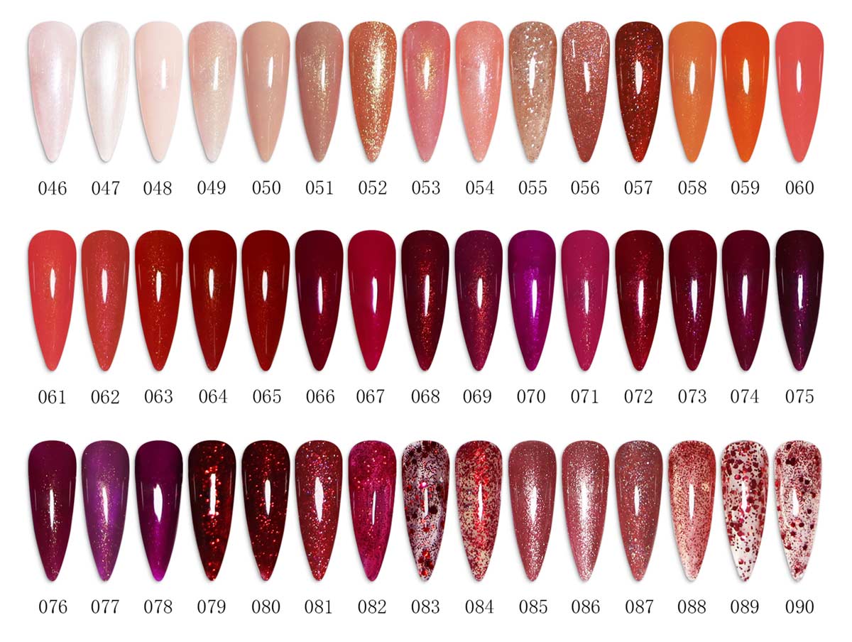 glitter gel polish color | Susansay