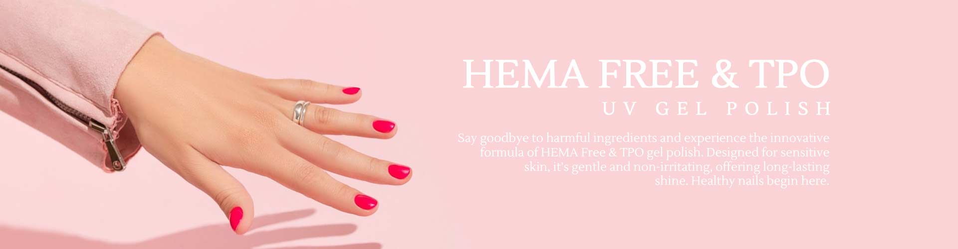 Hema-free gel polish banner | susansay